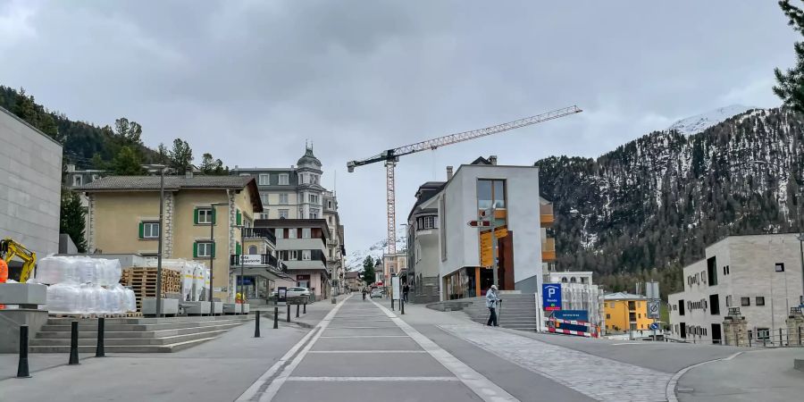 Dorfzentrum Pontresina.