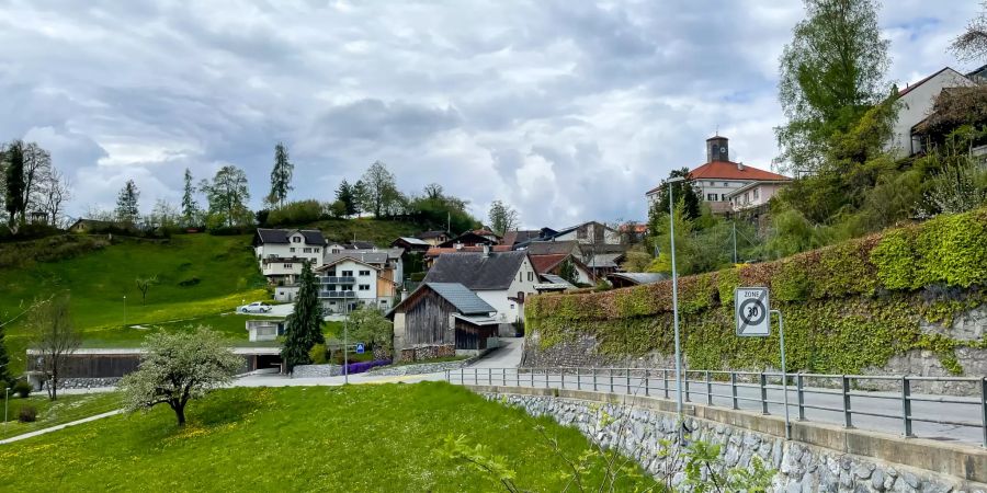 Ausblick auf Seewis im Prättigau.