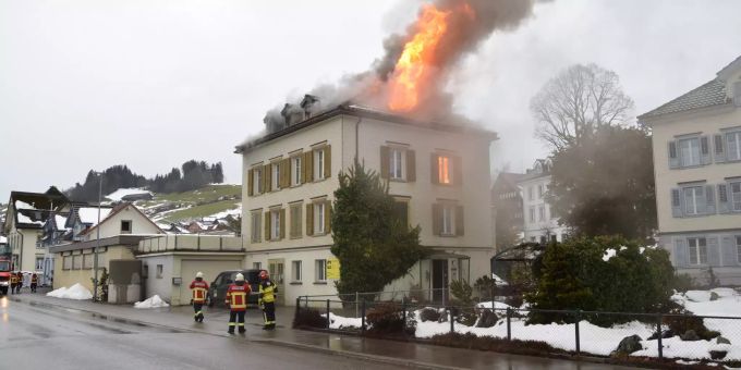 Brand in Waldstatt.