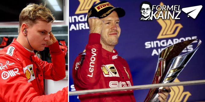 Trotz eigenem Pech - Vettel rät Mick Schumacher zu Ferrari-Wechsel