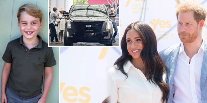 Klimaheuchler - Harry & Meghan kauften Klein-George einen Kinder-SUV