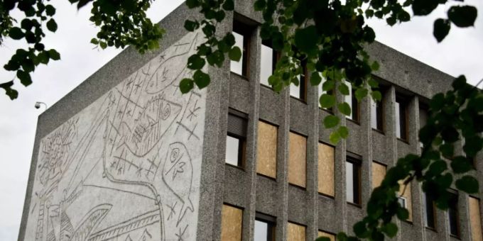 Picasso-Fassade in Oslo Picasso-Fassade in Oslo