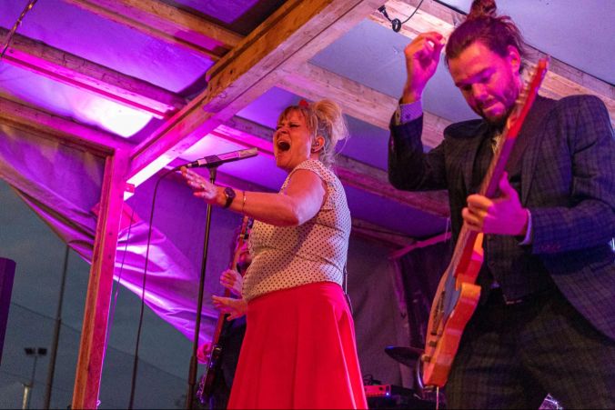 Nicole und ihre Band gaben alles.