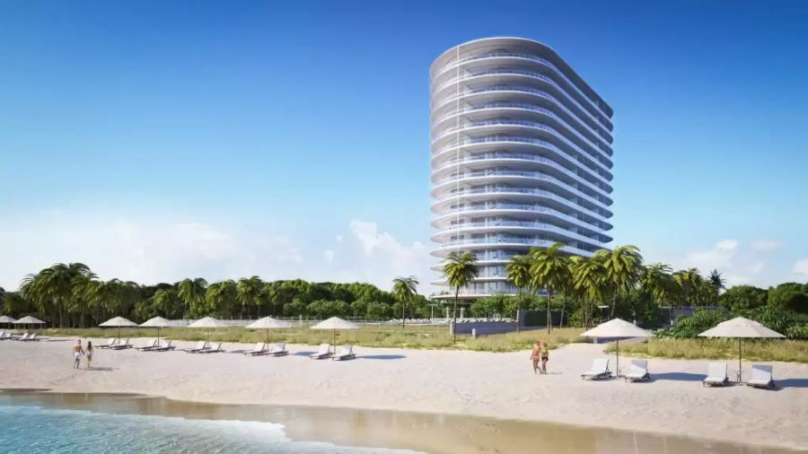 In diesem Gebäude in Miami Beach besitzt Novak Djokovic eine Wohnung.