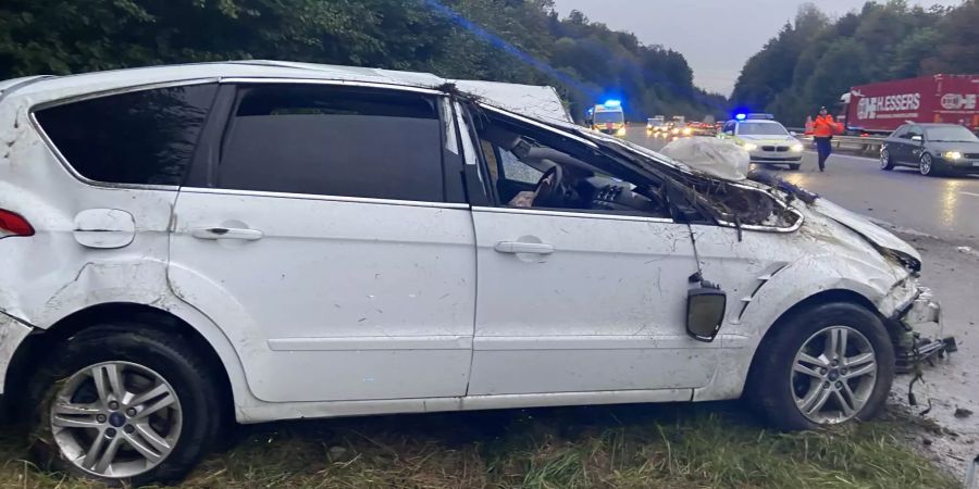Kölliken/A1 AG: Auto überschlug sich mehrfach