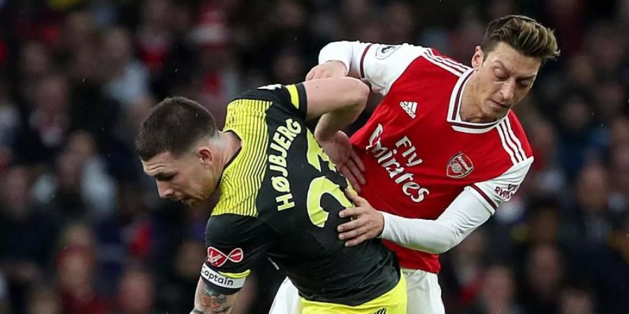 Wechselt zu den Spurs: Pierre-Emile Höjbjerg (l). Foto: Yui Mok/PA Wire/dpa