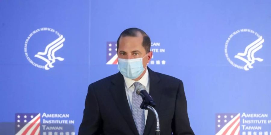 US-Gesundheitsminister Alex Azar in Taiwan