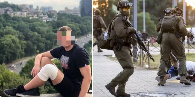 Dieser junge Schweizer (21) wurde in Weissrussland verhaftet. Verhaftung Belarus