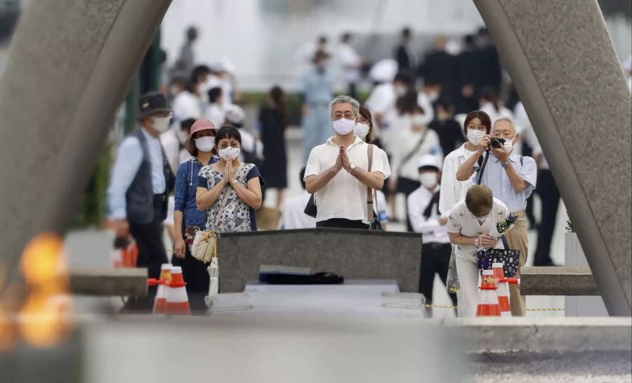 75. Jahrestag des Atombombenabwurfs über Hiroshima