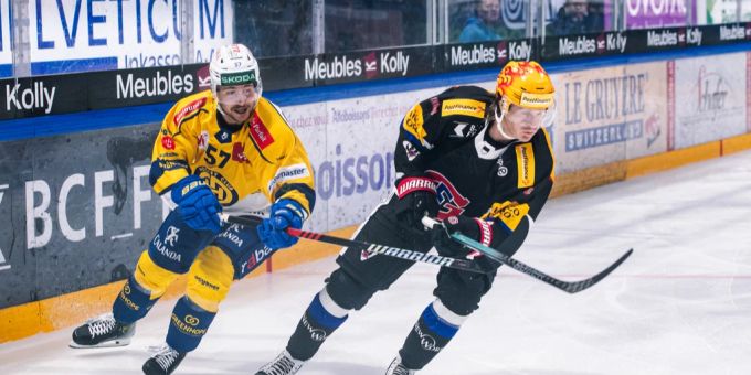 Der HC Davos hat gegen Fribourg-Gottéron das Nachsehen. national league hc davos
