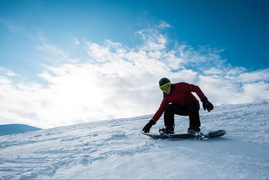 Snowboard, Schnee, Spass