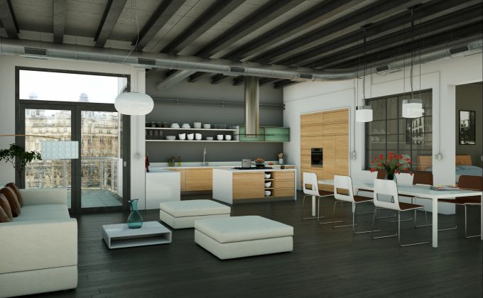 Ein aufgeräumtes Zuhause vermittelt ein Gefühl der Ruhe. Minimalismus, Aufräumen, Zuhause, Trend