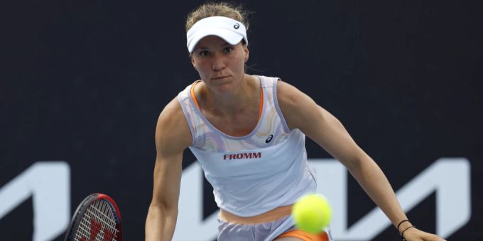 Die Zürcherin Viktorija Golubic hat es wieder zurück unter die Top 100 der Weltrangliste geschafft. (Archivbild) Viktorija Golubic Tennis-Profi.