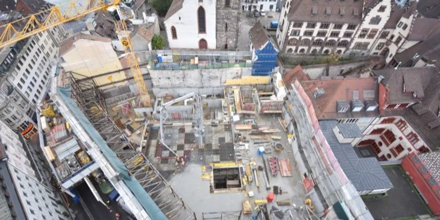 Baustelle Globus Basel