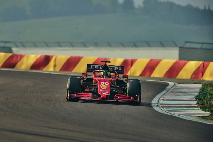 Oliver Bearman beim Test für Ferrari in Fiorano.