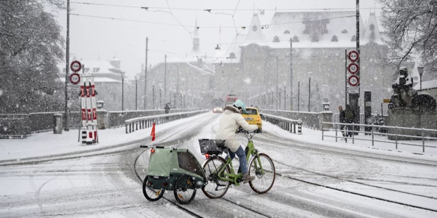 Wetter: Bern mit Schneeflaum