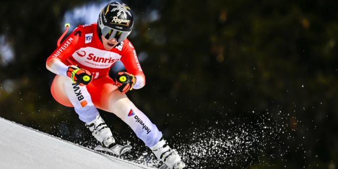 Keine ist bei der ersten Abfahrt in Crans Montana schneller als Lara Gut-Behrami. Lara Gut-Behrami