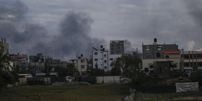 Zerstörung im Gazastreifen. Israel-Gaza-Krieg