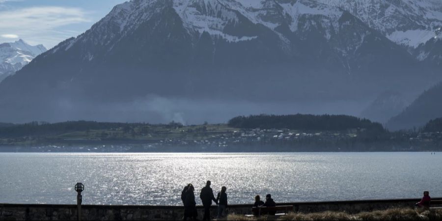 An einzelnen Tagen im Februar lag die Tagesmitteltemperatur in der Schweiz 10 bis 12 Grad über der Norm 1990–2020.