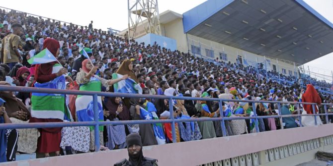 Somalia Mogadischu Stadion Publikum