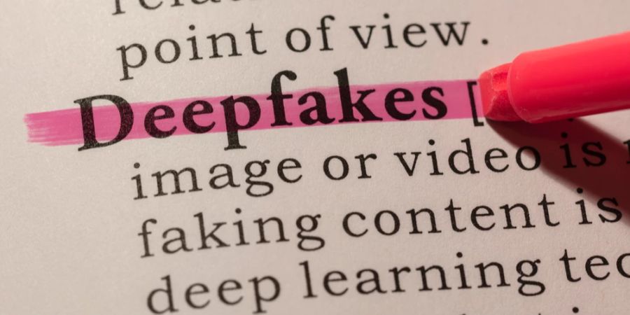 Wörterbuch Deepfakes Textmarker