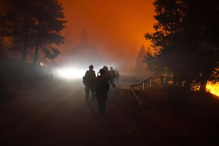 Das Creek-Feuer war vergangenes Jahr in der Big-Creek-Region ausgebrochen.