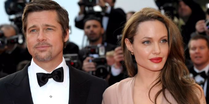Brad Pitt und Angelina Jolie. angelina jolie