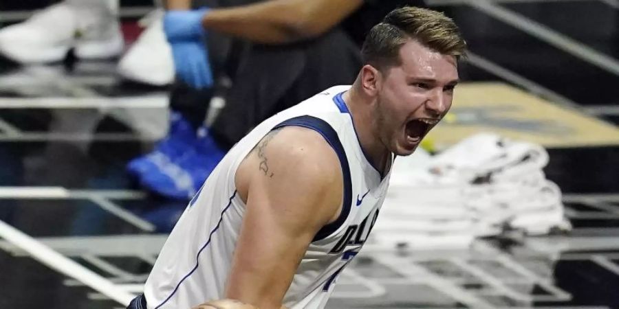 Soll bei den Dallas Mavericks einen neuen Vertrag erhalten: Luka Doncic. Foto: Marcio Jose Sanchez/AP/dpa