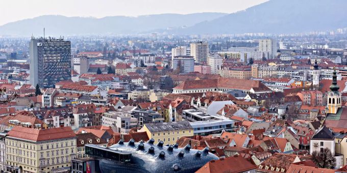 Blick auf Graz. Graz