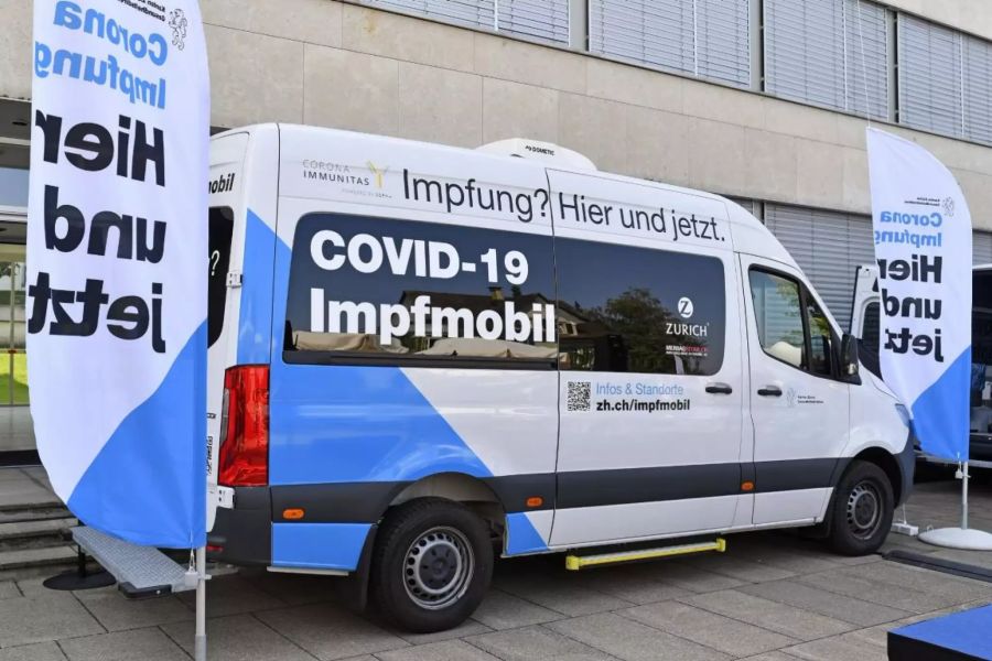 Ein Impfmobil des Kantons Zürich.