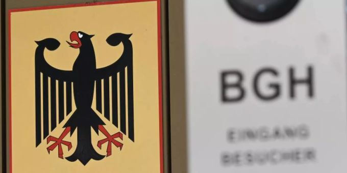 Ein Schild mit dem Bundesadler und dem Schriftzug Bundesgerichtshof, aufgenommen vor dem Bundesgerichtshof (BGH). Foto: Uli Deck/dpa Ein Schild mit dem Bundesadler und dem Schriftzug Bundesgerichtshof, aufgenommen vor dem Bundesgerichtshof (BGH). Foto: Uli Deck/dpa
