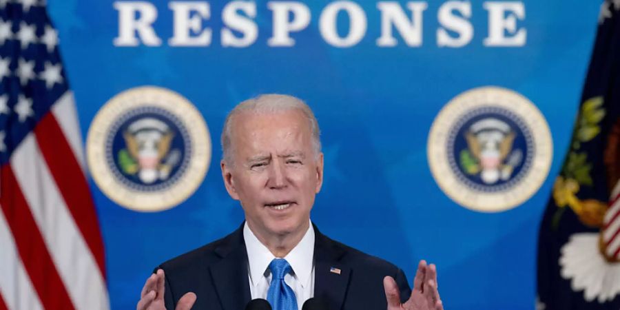 US-Präsident Joe Biden spricht bei einer Veranstaltung. Foto: Andrew Harnik/AP/dpa