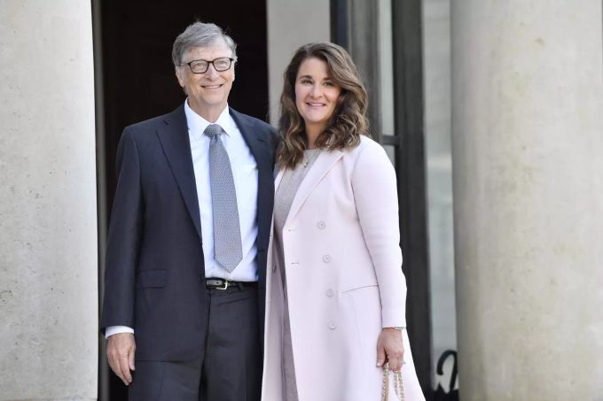 Bill Gates und seine Ex-Frau Melinda Gates. Bill Gates