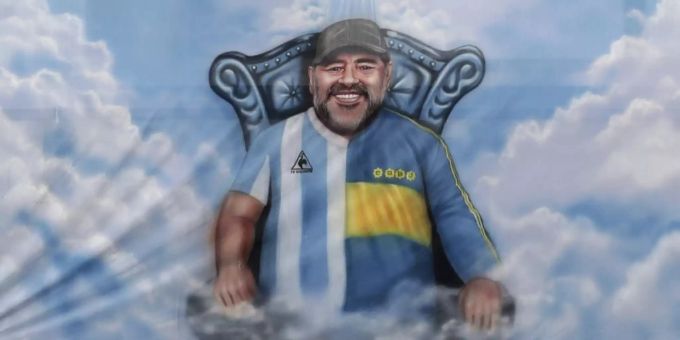 Diego Maradona war und ist in Argentinien noch immer mehr als ein Fussballspieler. diego maradona