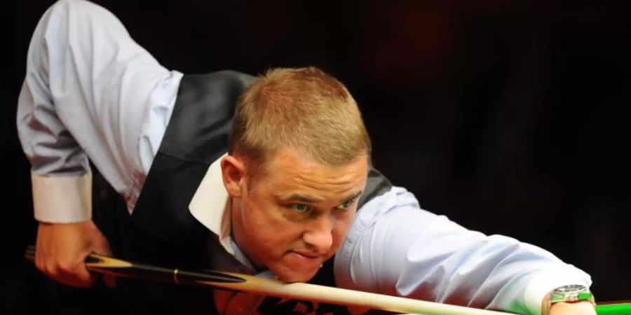 Fehlt bei der Snooker-WM in Sheffield: Stephen Hendry. Foto: Thomas Eisenhuth/dpa-Zentralbild/dpa