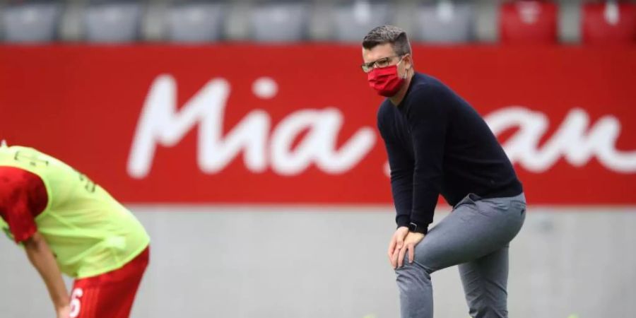 Will mit Bayerns Fussball-Frauen den Titel nach München holen: Trainer Jens Scheuer. Foto: Adam Pretty/Getty Images Europe/Pool/dpa