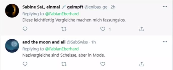 Der Auschwitz-Vergleich von Adolf Muschg wird kritisiert. Muschg Kritik Twitter