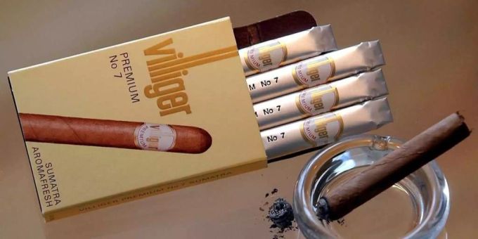 Tabakwaren des Schweizer Zigarrenherstellers Villiger. Villiger Tabak