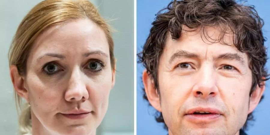 Sandra Ciesek und Christian Drosten berichten im NDR-Info-Podcast über das Coronavirus und den Stand der Forschung. Foto: dpa