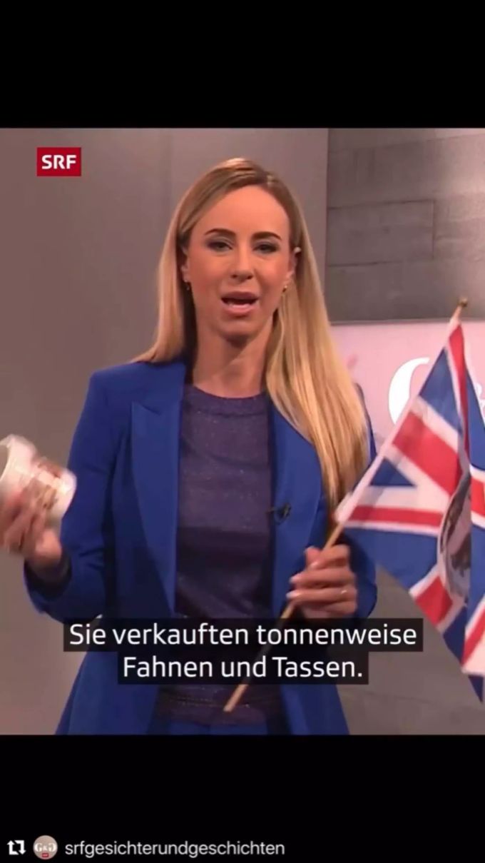 Nicole Berchtold spricht auf SRF über die Royal-Wedding. srf
