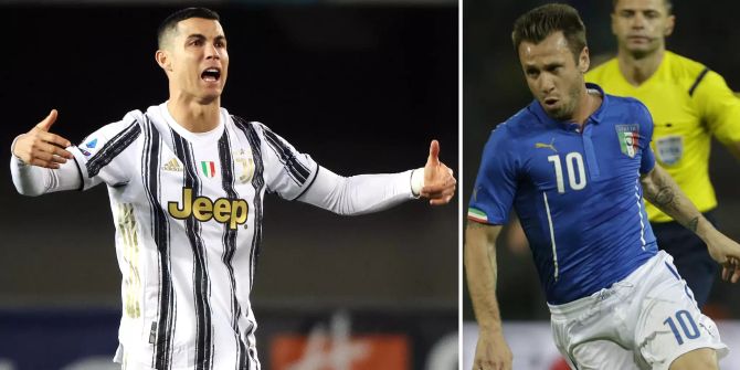 Cristiano Ronaldo Antonio Cassano