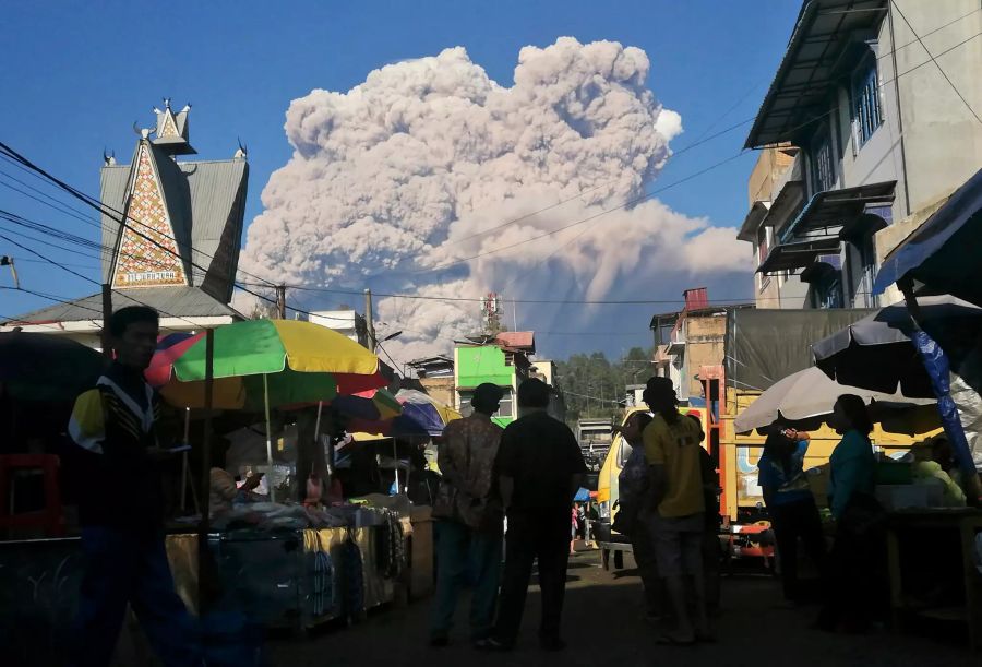 Vulkanausbruch in Indonesien