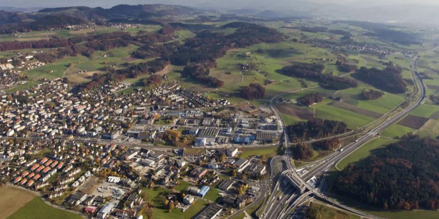 Landschaft in Affoltern am Albis.