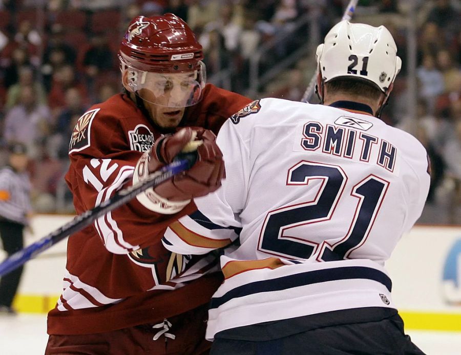 Nach der Rückkehr zu seinem Stammklub EV Zug wagt Fischer 2006 den Sprung in die NHL und absolviert 27 Spiele für die Phoenix Coyotes.