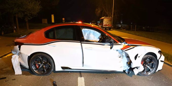Unfall in Notwil.