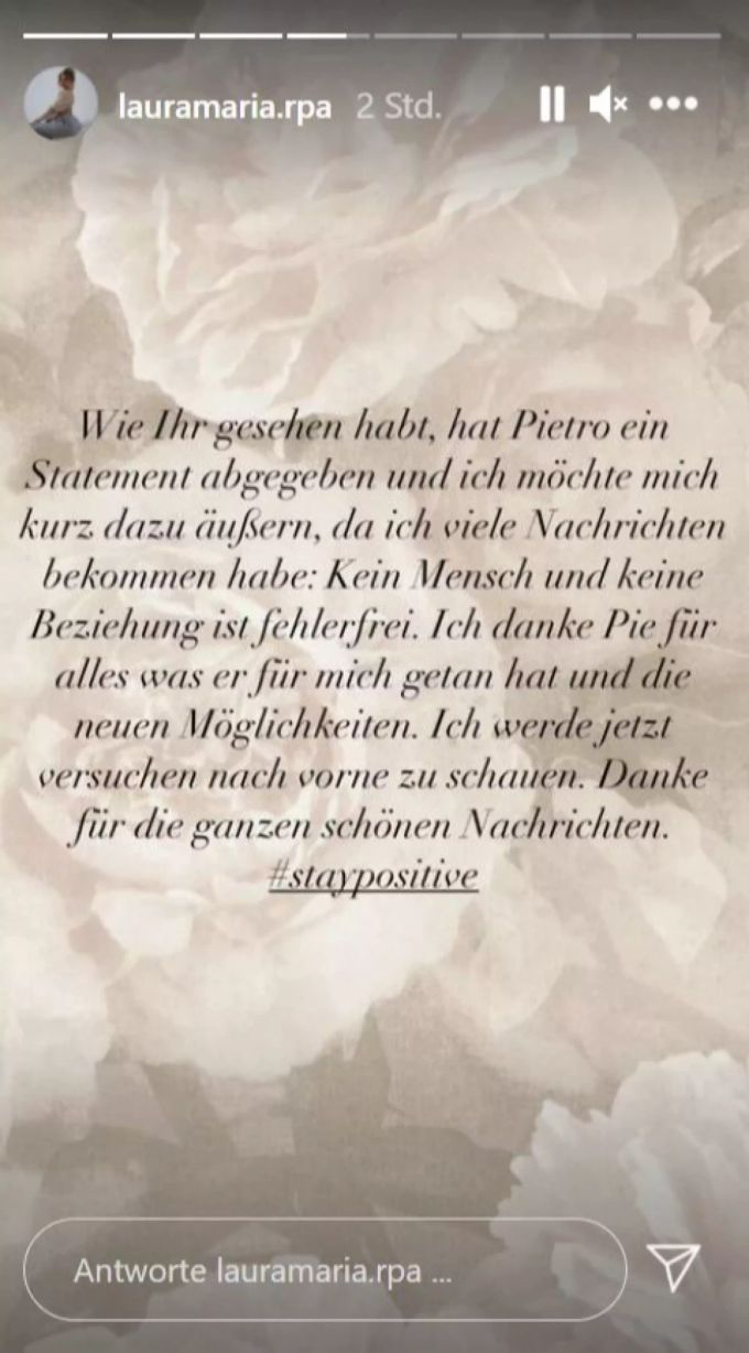 Laura meldet sich auf Instagram zu Wort. laura