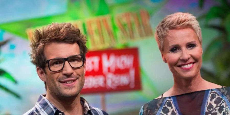 Die «Dschungelshow»-Moderatoren Sonja Zietlow und Daniel Hartwich 2015 in Hürth. Foto: Marius Becker/dpa