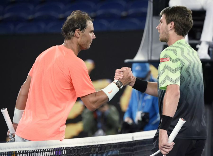 Gegen Cameron Norrie gewinnt der Spanier nach 2:14 Stunden.