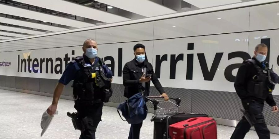 Einreisende müssen in Grossbritannien von nun an einen negativen Corona-Test vorweisen können. Foto: Kirsty O'connor/PA Wire/dpa