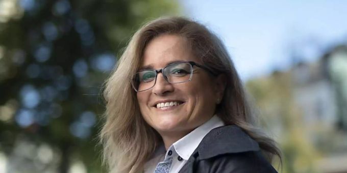 Maria Pappa (SP) hat gut lachen: Die 49-Jährige wurde zur ersten Stadtpräsidentin von St. Gallen gewählt. st.gallen stadtpräsidentin